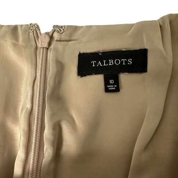 Talbots Light Tan Straight Skirt size 10 - Picture 3 of 8